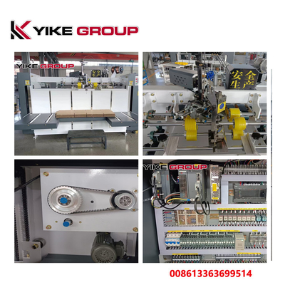 ماكينة خياطة الصندوق المموج نوع 2000 YIKE GROUP / ماكينة خياطة الصناديق بقطعة واحدة