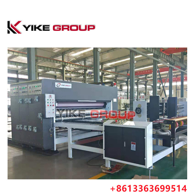 YK-1424 سلسلة تغذية 2 لون آلة الطباعة Flexo الصندوق المموجة صنع آلة