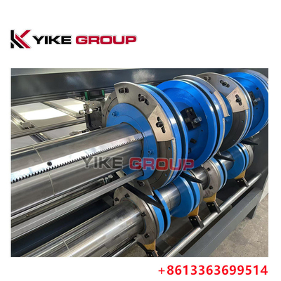YK-1424 سلسلة تغذية 2 لون آلة الطباعة Flexo الصندوق المموجة صنع آلة