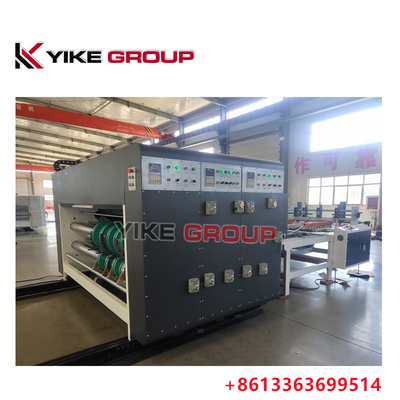 YK-1424 سلسلة تغذية 2 لون آلة الطباعة Flexo الصندوق المموجة صنع آلة