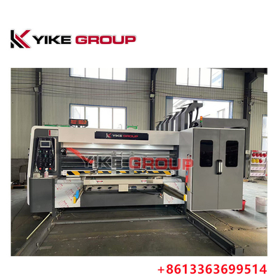 YK-1426 الطابعة المرنة ذات الحافة الرئيسيّة (Flexo Printer Slotter Die Cutter Machine) لصنع صناديق الكرتون