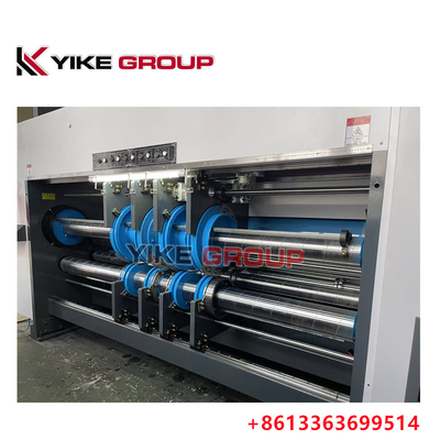 YK-1426 الطابعة المرنة ذات الحافة الرئيسيّة (Flexo Printer Slotter Die Cutter Machine) لصنع صناديق الكرتون