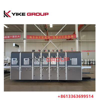Yk-1228 الطابعة الرصاصة الحافة المغذية سلاستر الموت القطع آلة للكرتون المموجة