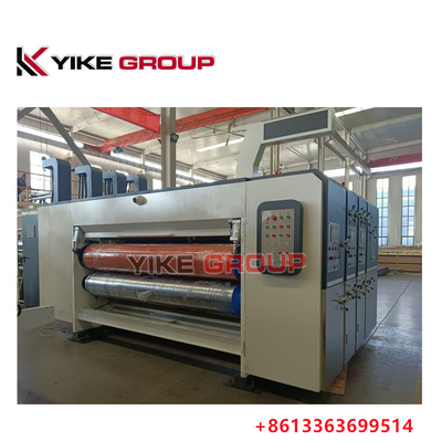 Yk-1228 الطابعة الرصاصة الحافة المغذية سلاستر الموت القطع آلة للكرتون المموجة