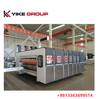 Yk-1228 الطابعة الرصاصة الحافة المغذية سلاستر الموت القطع آلة للكرتون المموجة