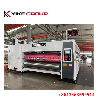 YK-1224 150 PCS/Min 4 Color Flexo Printer Slotter Machine آلة صنع صناديق الكرتون