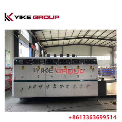 YK-1224 عالية السرعة Flexo 3 طابعة ملونة آلة سلاستر لصنع صناديق الكرتون من مجموعة ييك